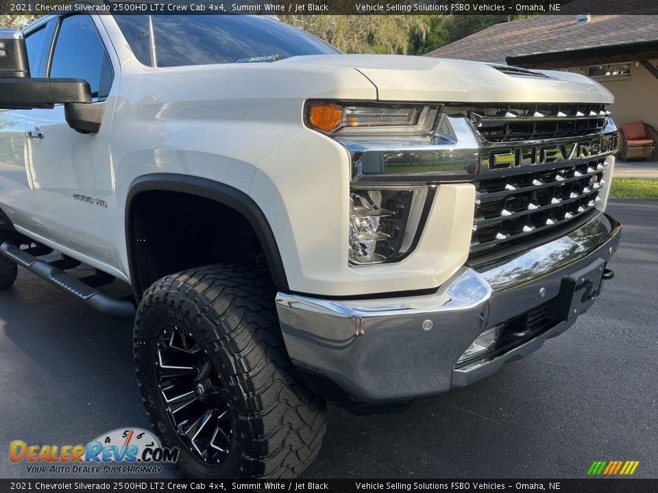 2021 Chevrolet Silverado 2500HD LTZ Crew Cab 4x4 Summit White / Jet Black Photo #3