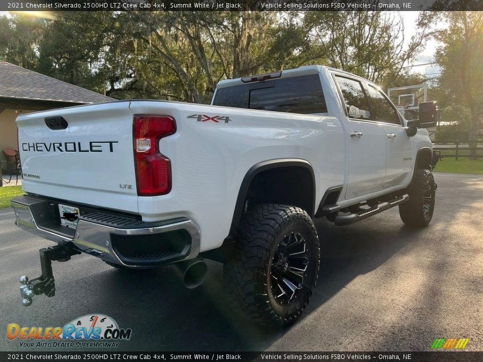 2021 Chevrolet Silverado 2500HD LTZ Crew Cab 4x4 Summit White / Jet Black Photo #4