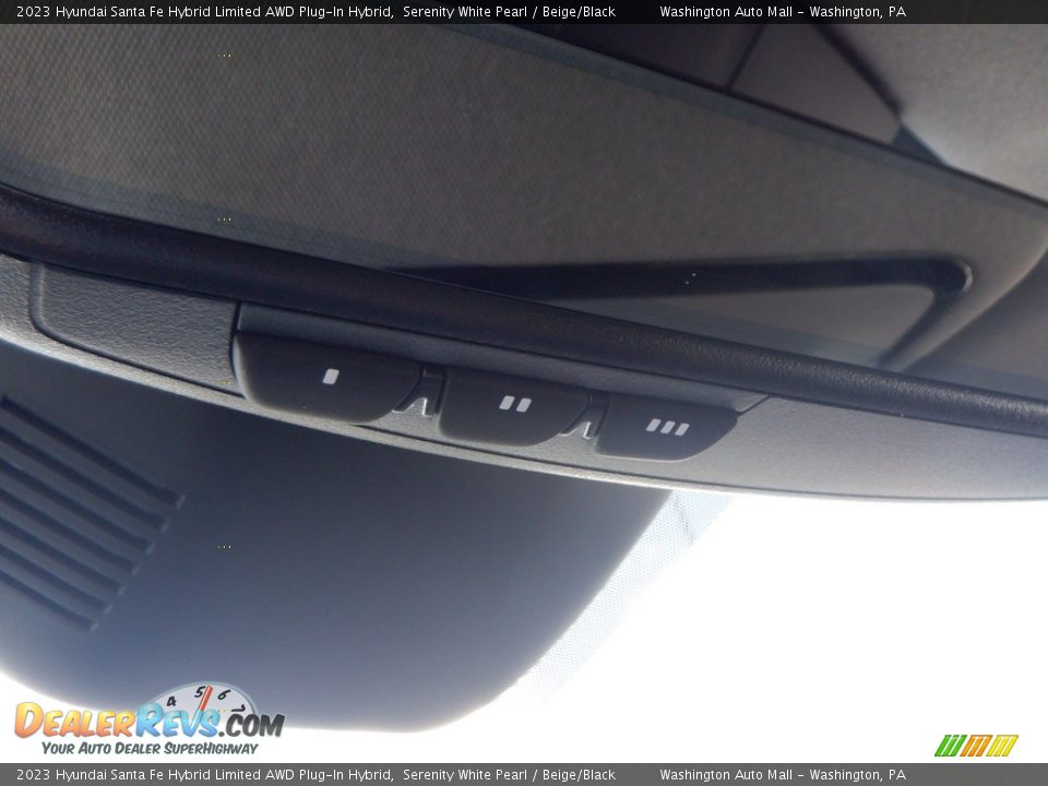 2023 Hyundai Santa Fe Hybrid Limited AWD Plug-In Hybrid Serenity White Pearl / Beige/Black Photo #20