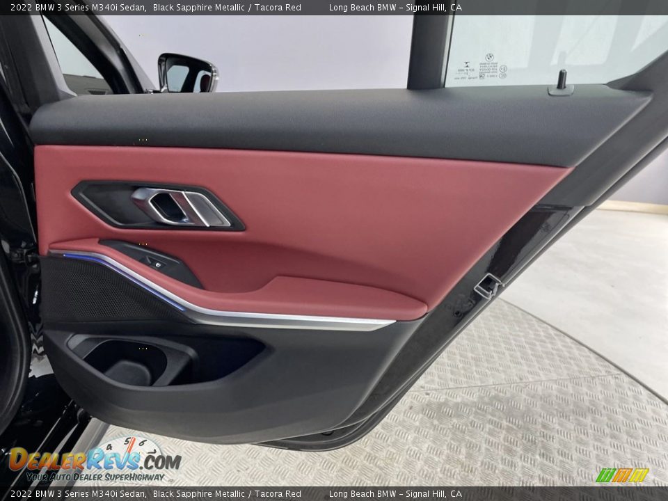 2022 BMW 3 Series M340i Sedan Black Sapphire Metallic / Tacora Red Photo #34