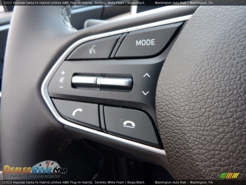 2023 Hyundai Santa Fe Hybrid Limited AWD Plug-In Hybrid Steering Wheel Photo #23