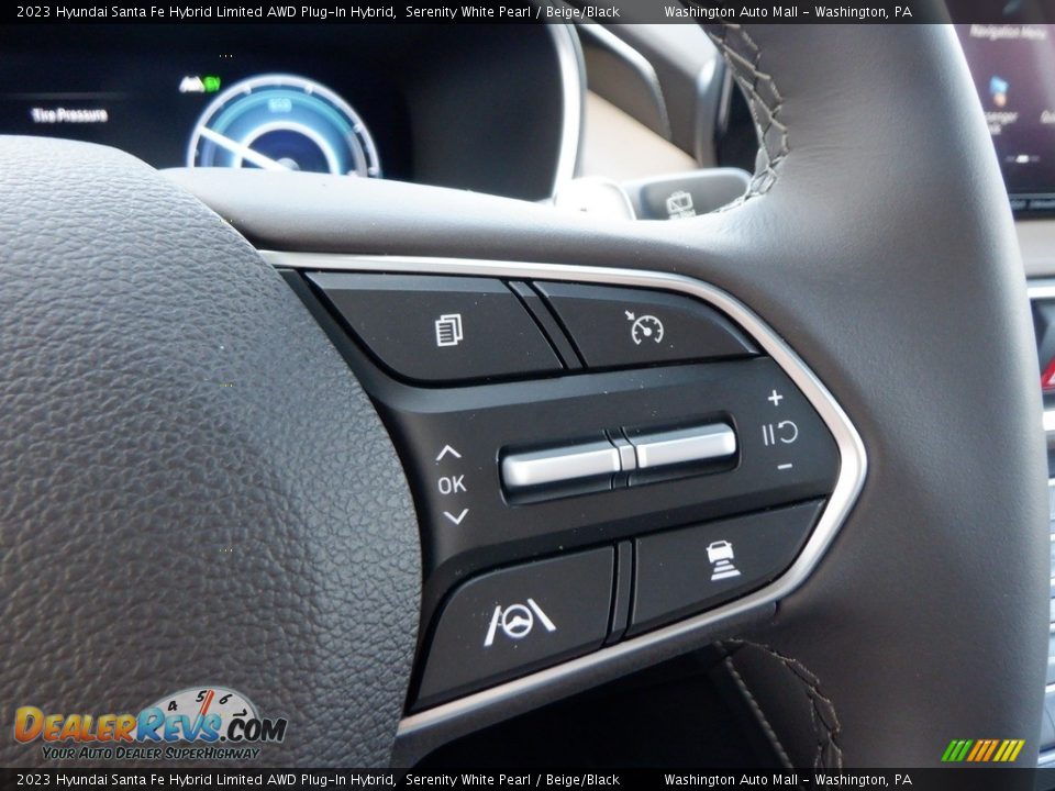 2023 Hyundai Santa Fe Hybrid Limited AWD Plug-In Hybrid Steering Wheel Photo #24