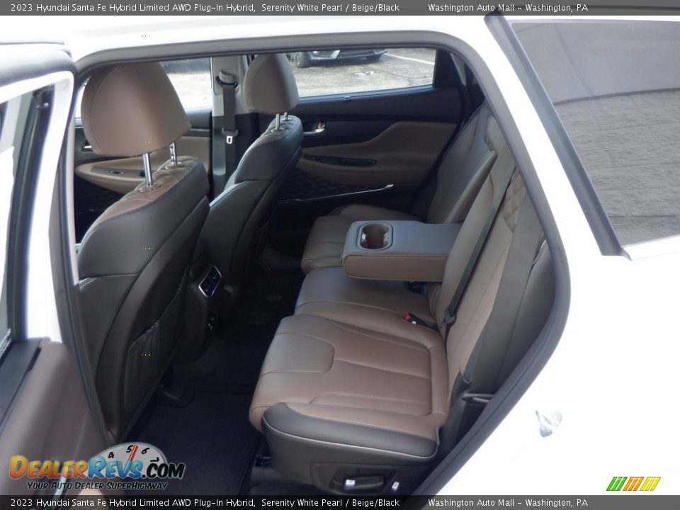 Rear Seat of 2023 Hyundai Santa Fe Hybrid Limited AWD Plug-In Hybrid Photo #26