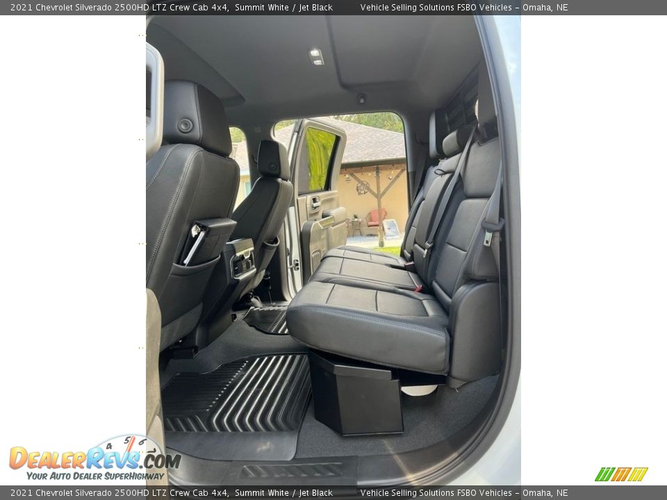 Rear Seat of 2021 Chevrolet Silverado 2500HD LTZ Crew Cab 4x4 Photo #15