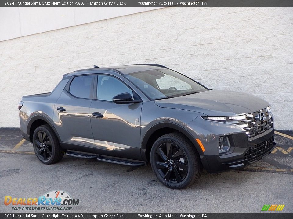 2024 Hyundai Santa Cruz Night Edition AWD Hampton Gray / Black Photo #1