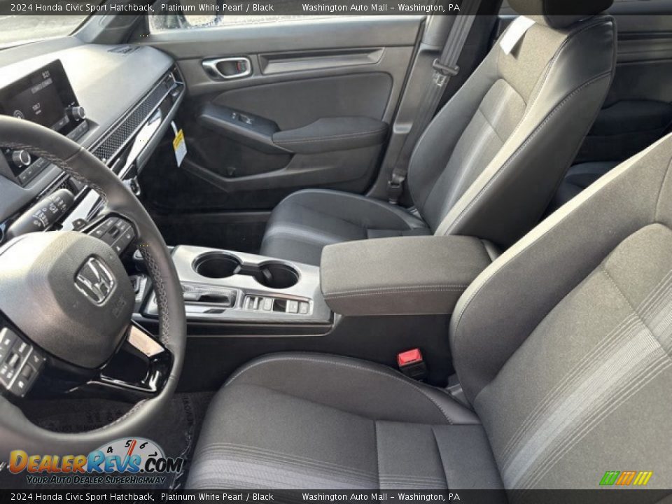 Front Seat of 2024 Honda Civic Sport Hatchback Photo #5