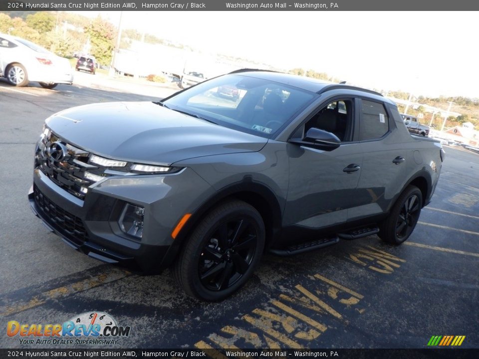 2024 Hyundai Santa Cruz Night Edition AWD Hampton Gray / Black Photo #6