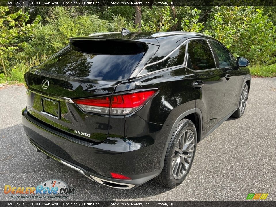 Obsidian 2020 Lexus RX 350 F Sport AWD Photo #6