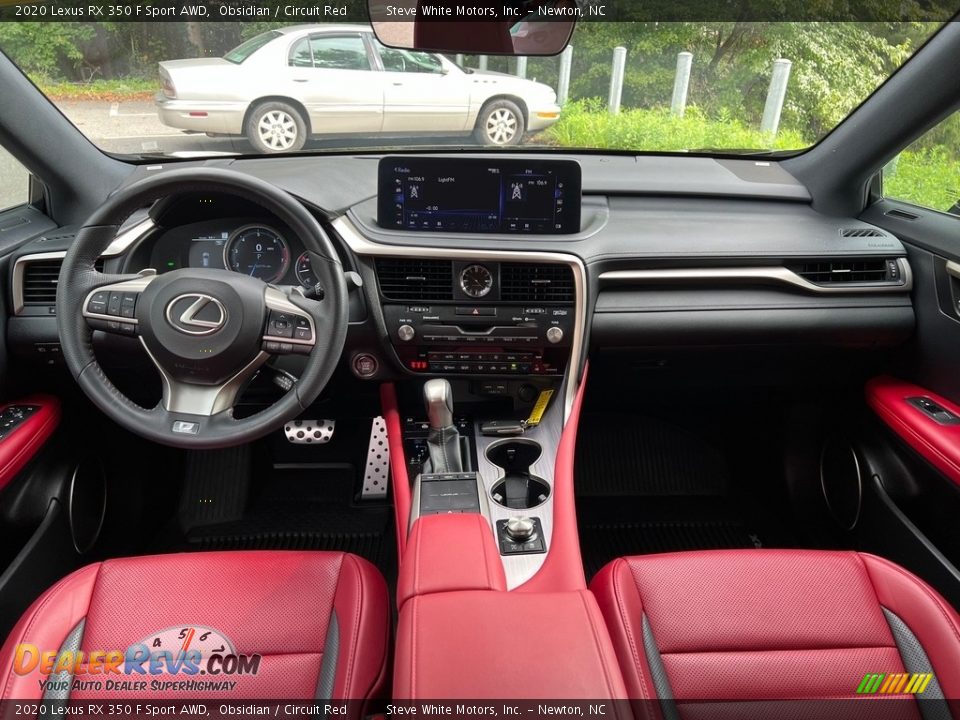 Circuit Red Interior - 2020 Lexus RX 350 F Sport AWD Photo #10