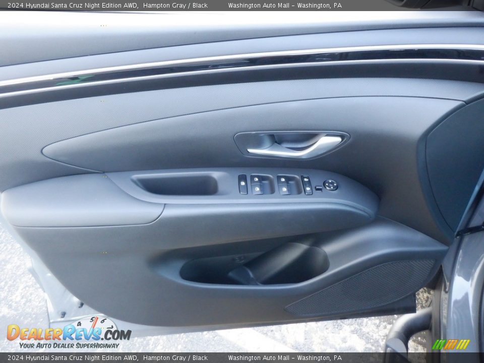 Door Panel of 2024 Hyundai Santa Cruz Night Edition AWD Photo #16