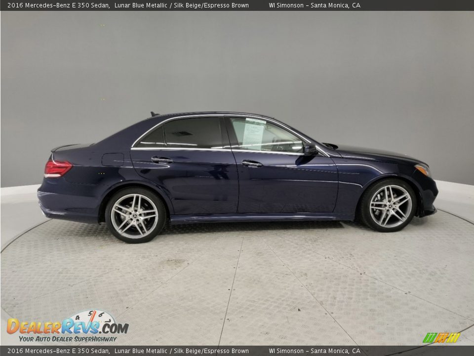 Lunar Blue Metallic 2016 Mercedes-Benz E 350 Sedan Photo #5