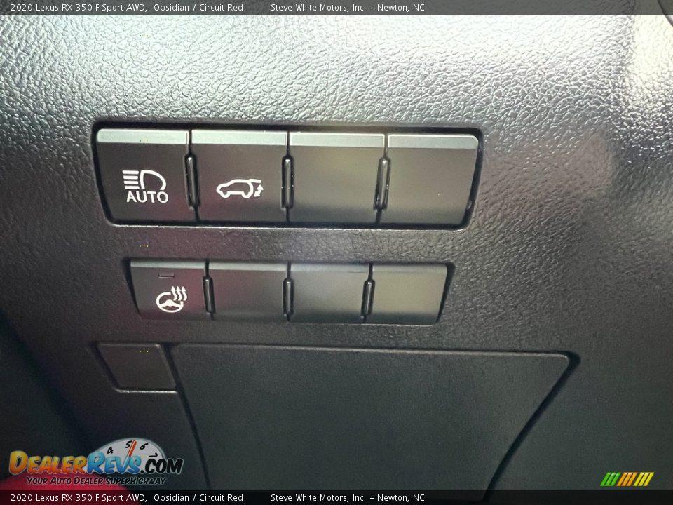 Controls of 2020 Lexus RX 350 F Sport AWD Photo #17