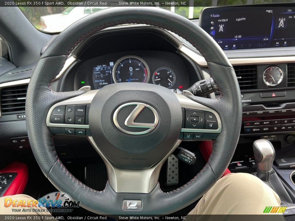 2020 Lexus RX 350 F Sport AWD Steering Wheel Photo #18