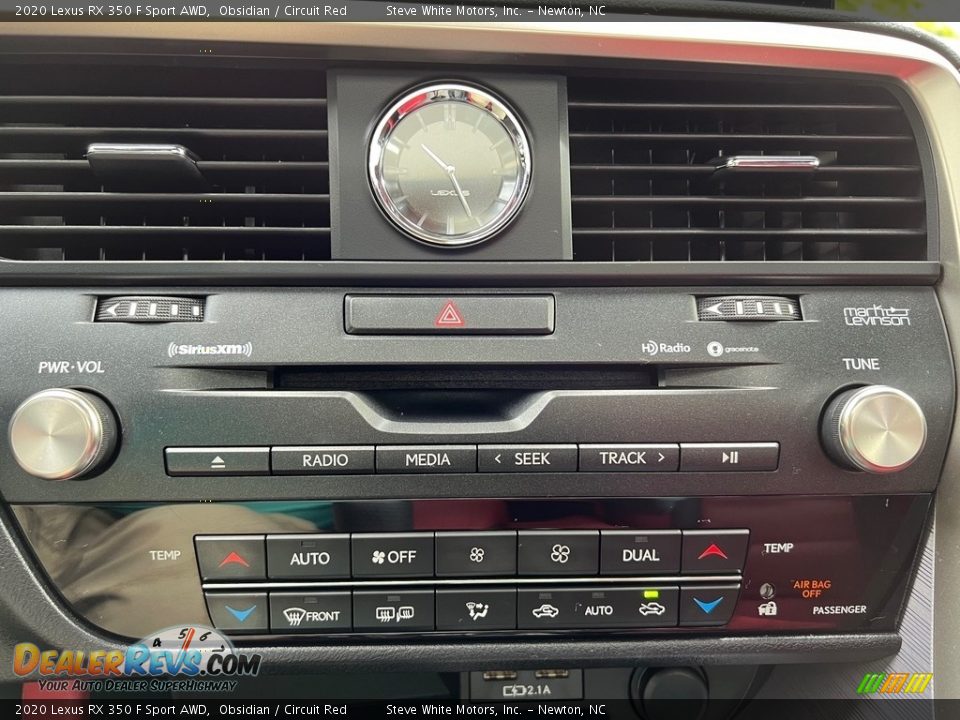 Dashboard of 2020 Lexus RX 350 F Sport AWD Photo #23