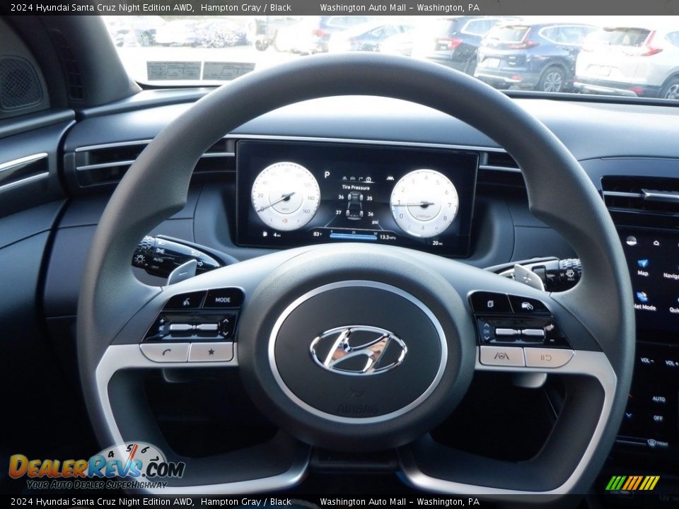 2024 Hyundai Santa Cruz Night Edition AWD Steering Wheel Photo #29