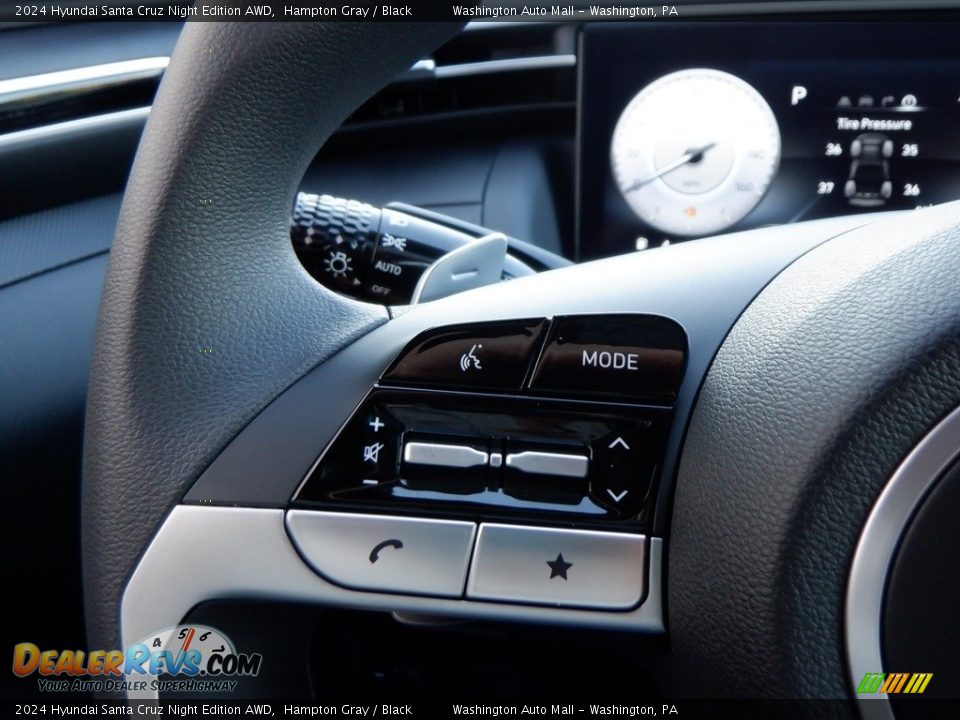 2024 Hyundai Santa Cruz Night Edition AWD Steering Wheel Photo #30