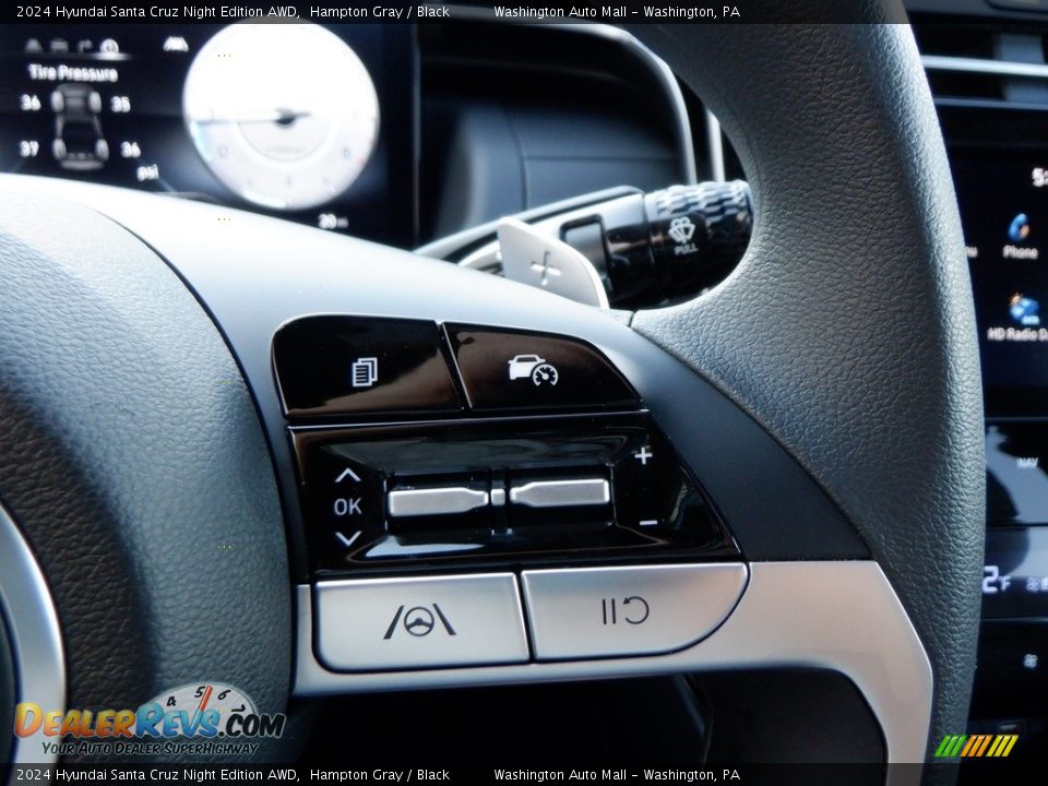 2024 Hyundai Santa Cruz Night Edition AWD Steering Wheel Photo #31