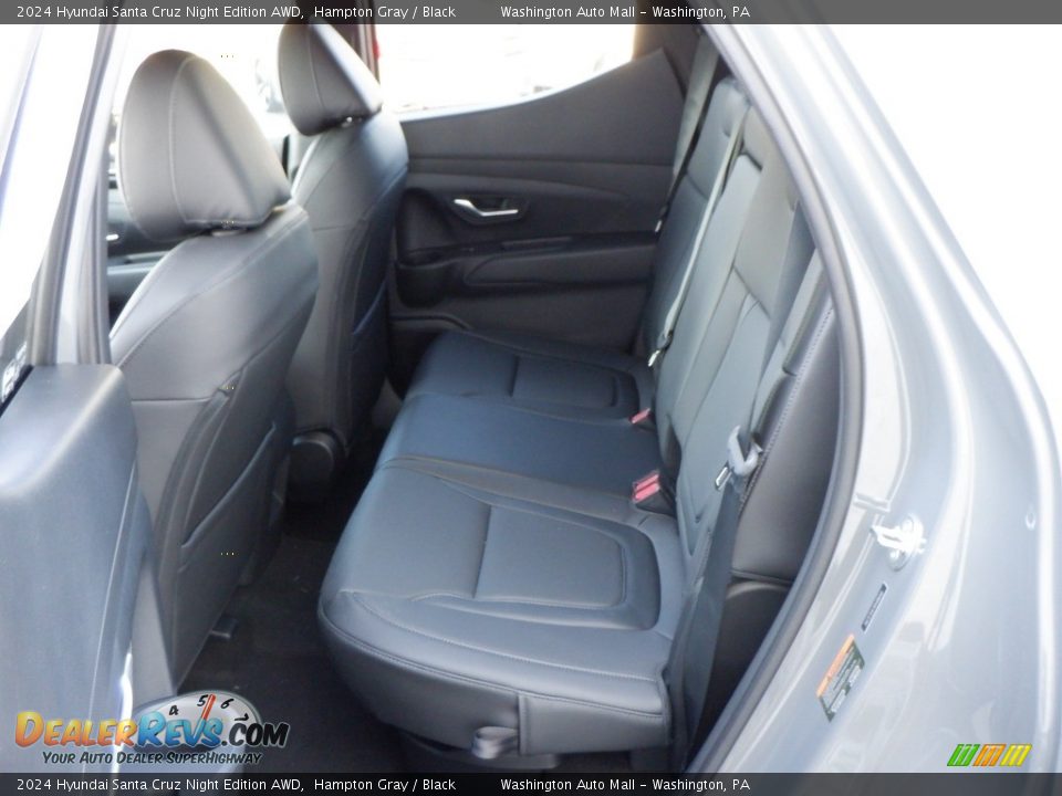 Rear Seat of 2024 Hyundai Santa Cruz Night Edition AWD Photo #32