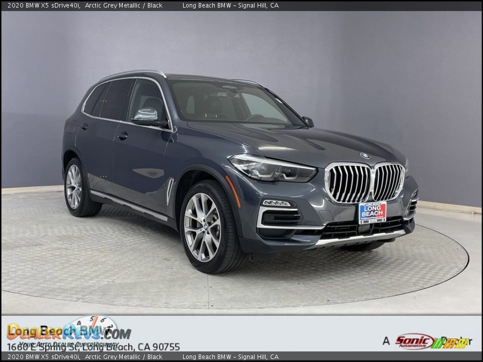 2020 BMW X5 sDrive40i Arctic Grey Metallic / Black Photo #1