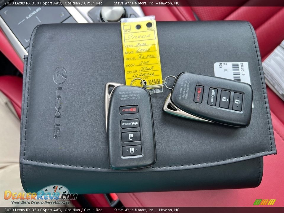 Keys of 2020 Lexus RX 350 F Sport AWD Photo #30