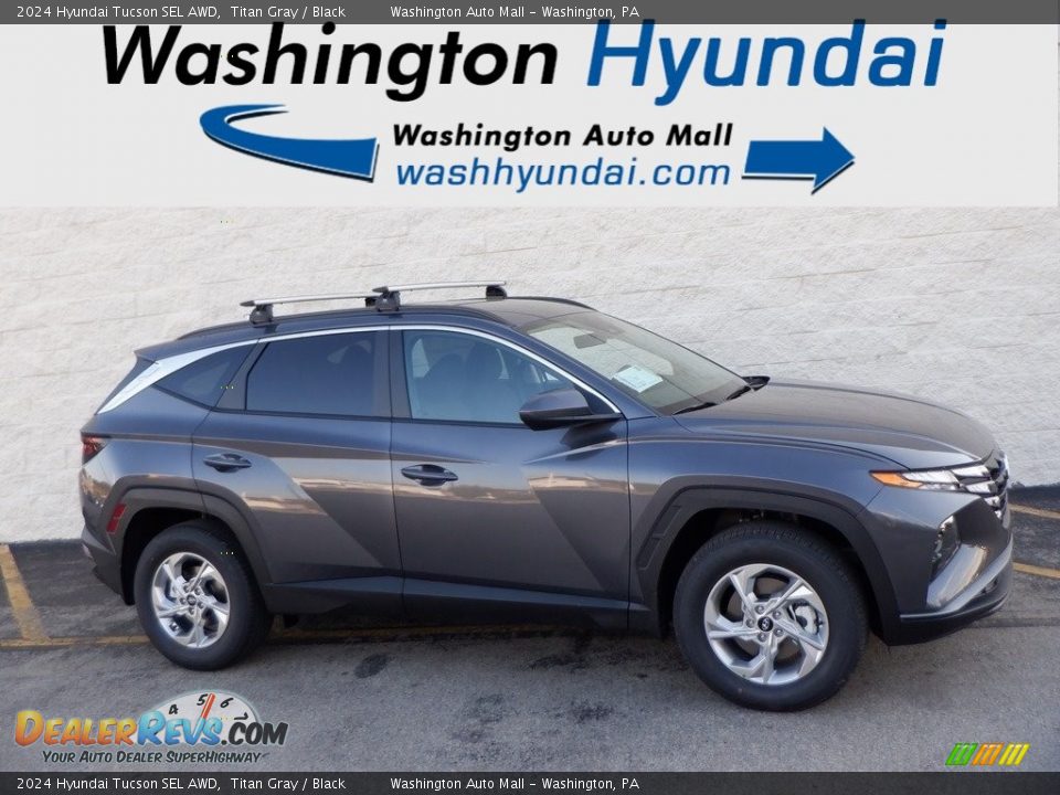 2024 Hyundai Tucson SEL AWD Titan Gray / Black Photo #2