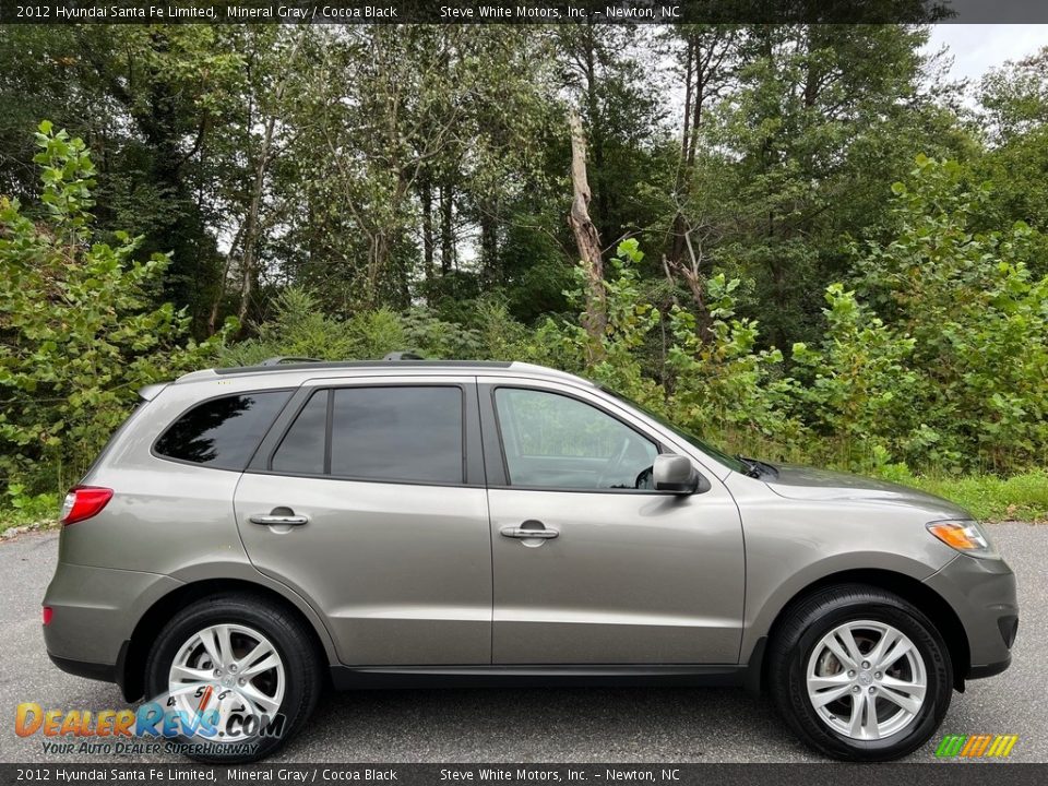 Mineral Gray 2012 Hyundai Santa Fe Limited Photo #5