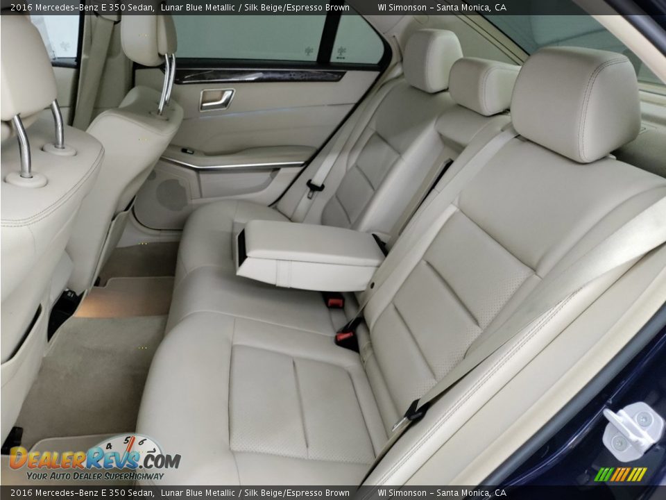 Rear Seat of 2016 Mercedes-Benz E 350 Sedan Photo #28