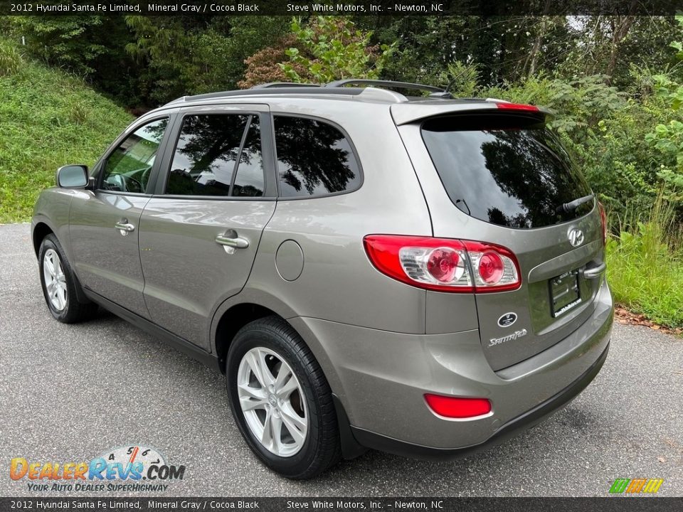 Mineral Gray 2012 Hyundai Santa Fe Limited Photo #8