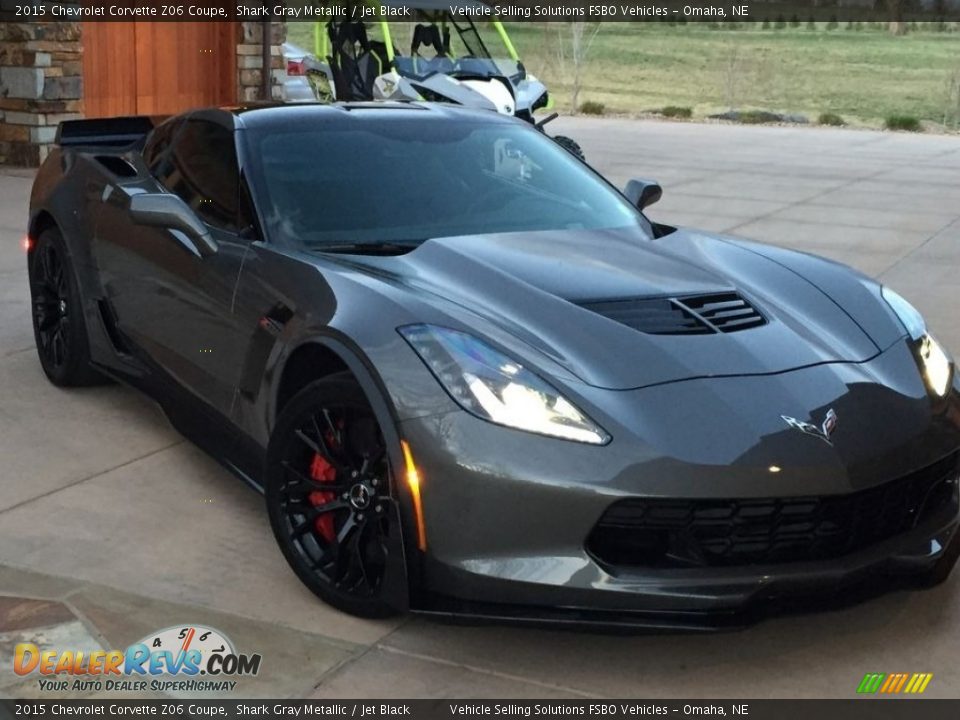 2015 Chevrolet Corvette Z06 Coupe Shark Gray Metallic / Jet Black Photo #1
