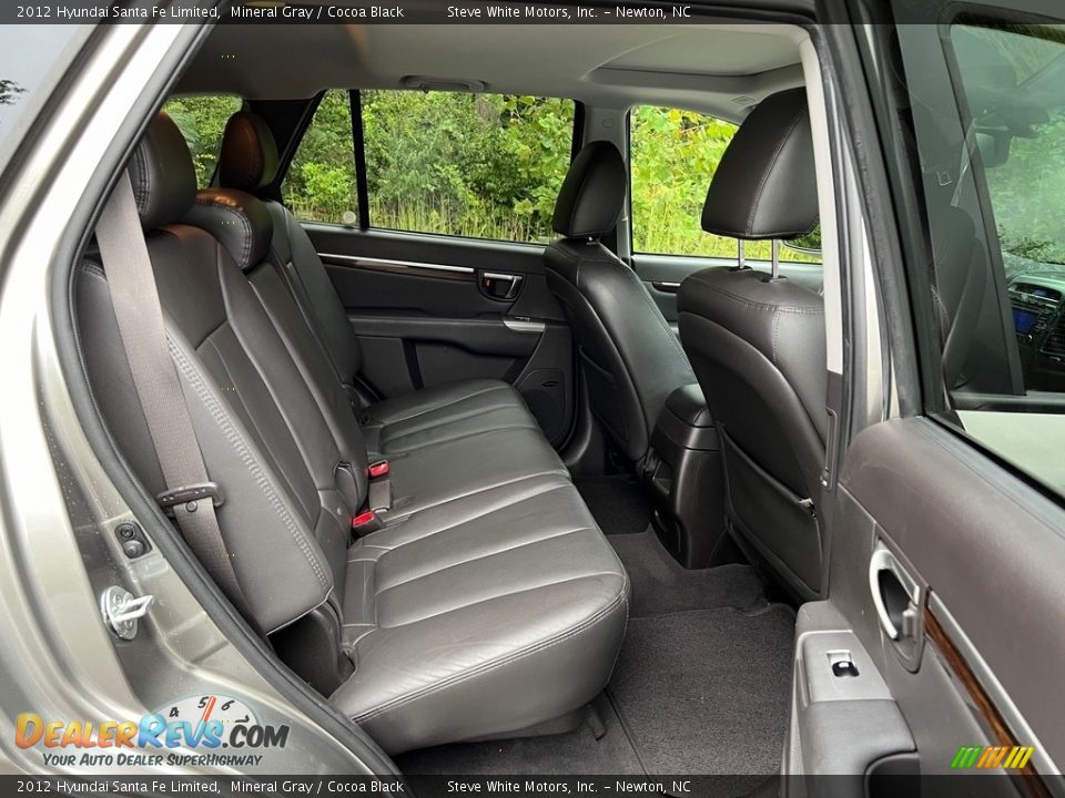 Rear Seat of 2012 Hyundai Santa Fe Limited Photo #15