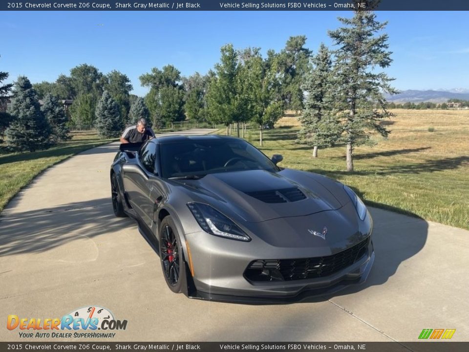 2015 Chevrolet Corvette Z06 Coupe Shark Gray Metallic / Jet Black Photo #5