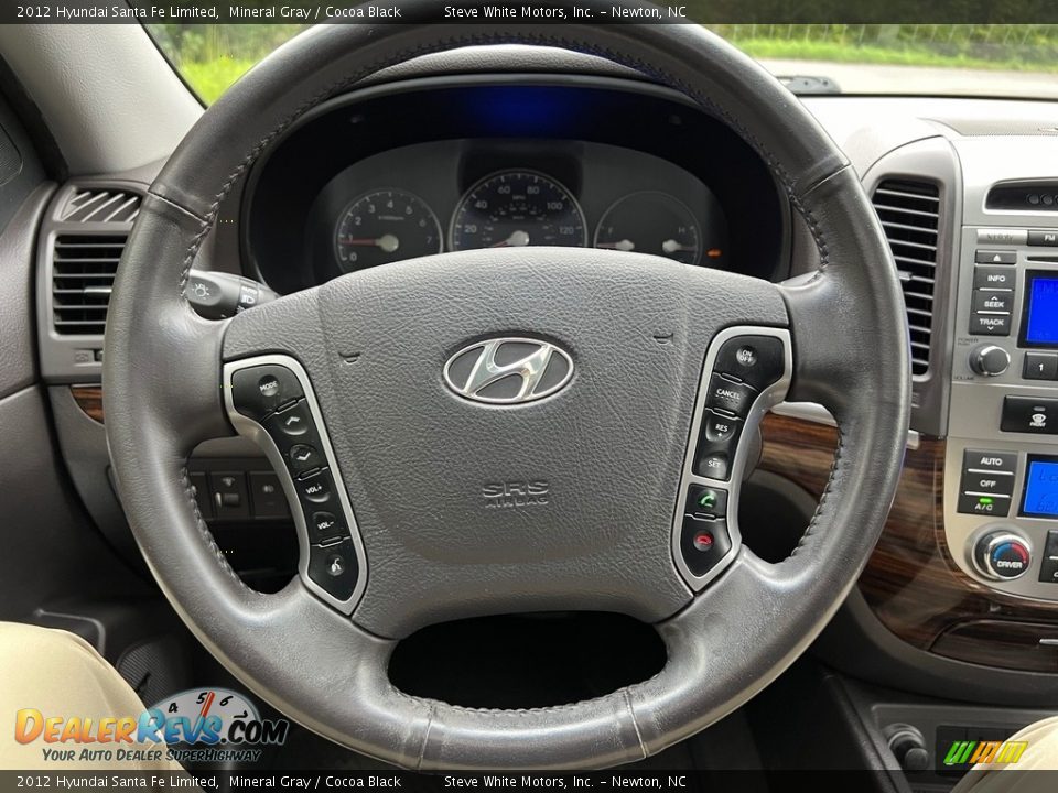 2012 Hyundai Santa Fe Limited Steering Wheel Photo #17