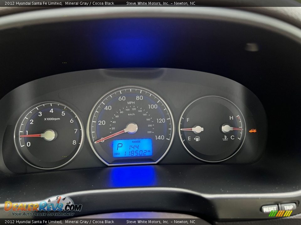 2012 Hyundai Santa Fe Limited Gauges Photo #18