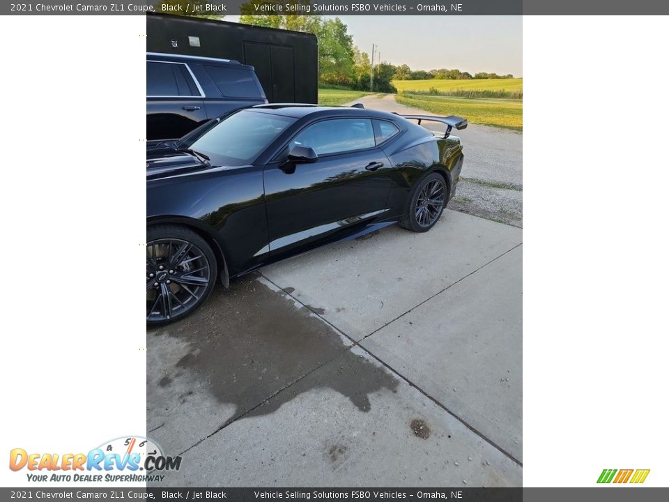 2021 Chevrolet Camaro ZL1 Coupe Black / Jet Black Photo #1