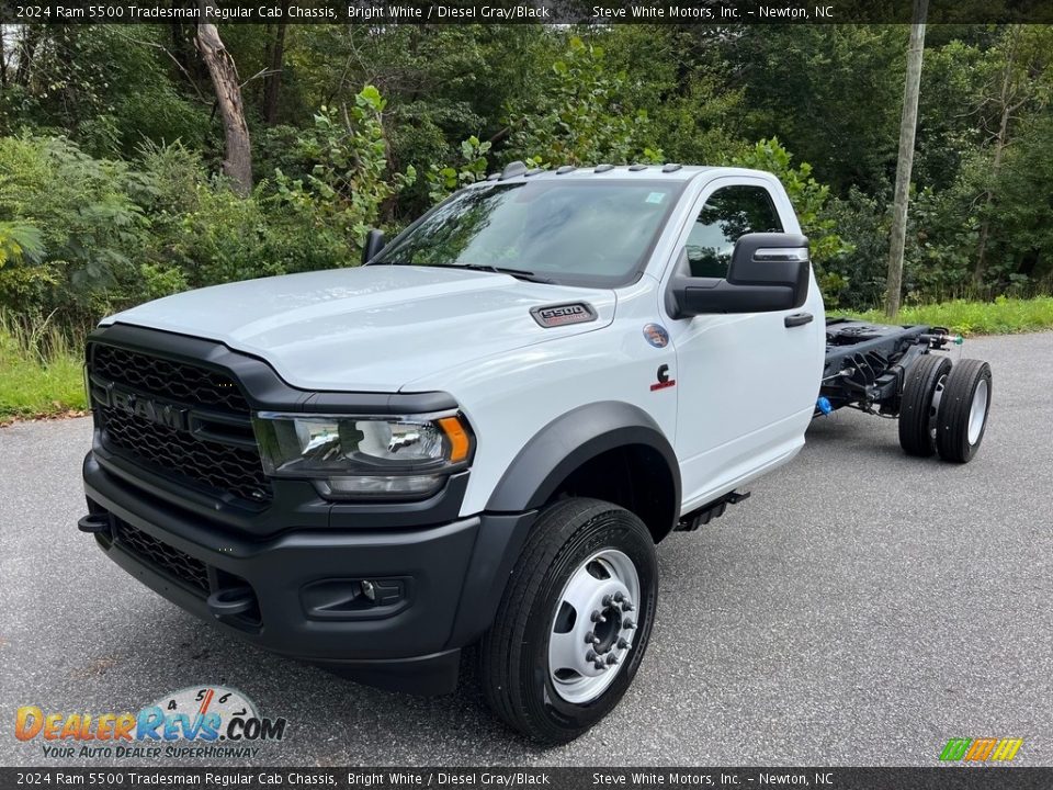 2024 Ram 5500 Tradesman Regular Cab Chassis Bright White / Diesel Gray/Black Photo #2