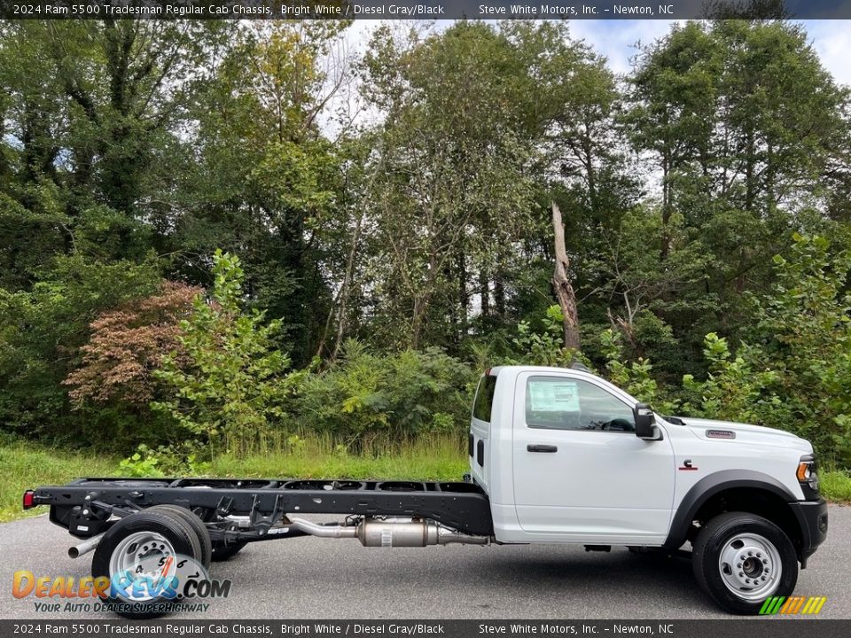 Bright White 2024 Ram 5500 Tradesman Regular Cab Chassis Photo #5