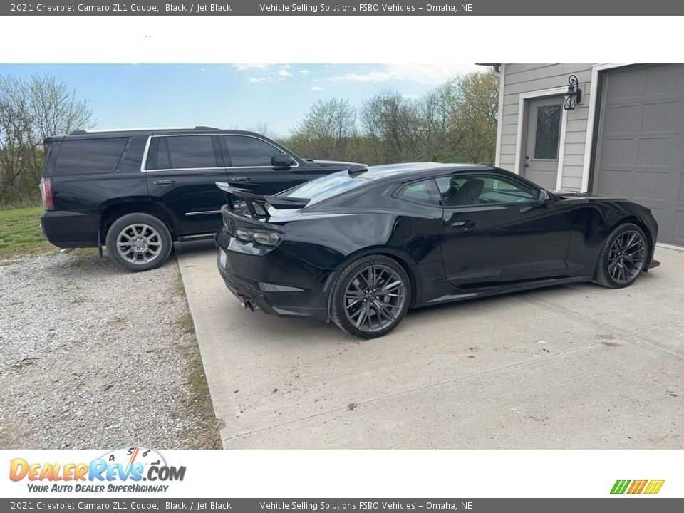 2021 Chevrolet Camaro ZL1 Coupe Black / Jet Black Photo #11