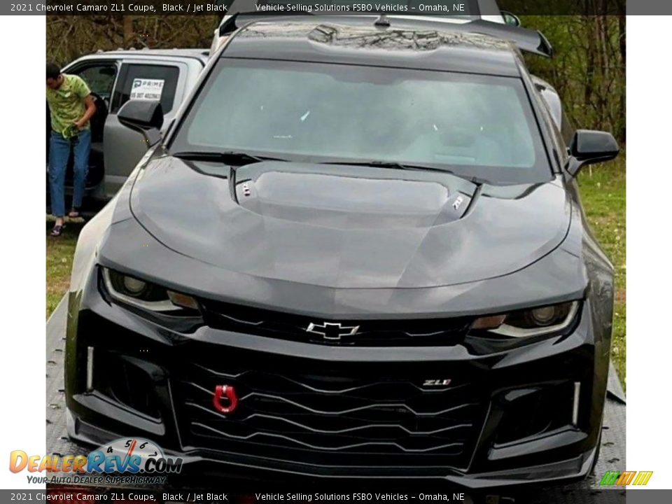 2021 Chevrolet Camaro ZL1 Coupe Black / Jet Black Photo #12