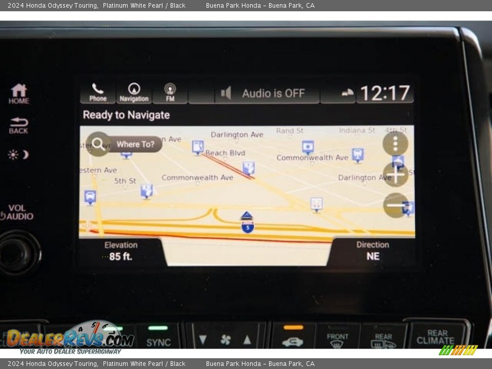 Navigation of 2024 Honda Odyssey Touring Photo #36
