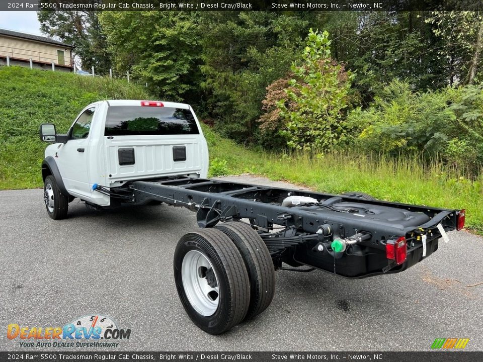 2024 Ram 5500 Tradesman Regular Cab Chassis Bright White / Diesel Gray/Black Photo #8