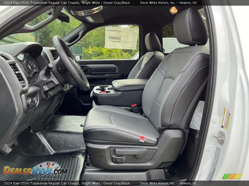 Diesel Gray/Black Interior - 2024 Ram 5500 Tradesman Regular Cab Chassis Photo #10
