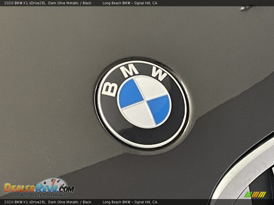 2020 BMW X1 sDrive28i Dark Olive Metallic / Black Photo #7
