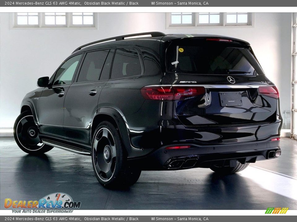 2024 Mercedes-Benz GLS 63 AMG 4Matic Obsidian Black Metallic / Black Photo #2