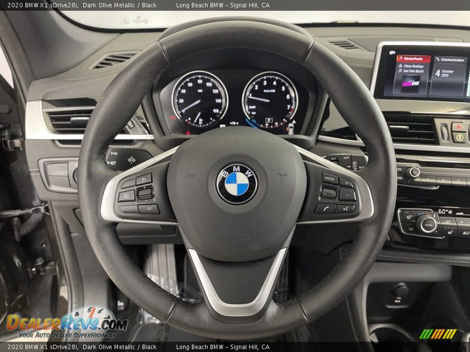 2020 BMW X1 sDrive28i Dark Olive Metallic / Black Photo #17