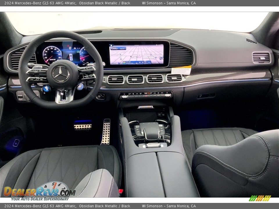 Front Seat of 2024 Mercedes-Benz GLS 63 AMG 4Matic Photo #6