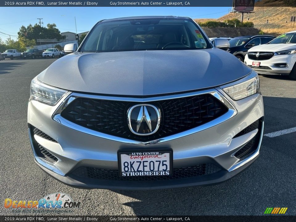 2019 Acura RDX FWD Lunar Silver Metallic / Ebony Photo #2