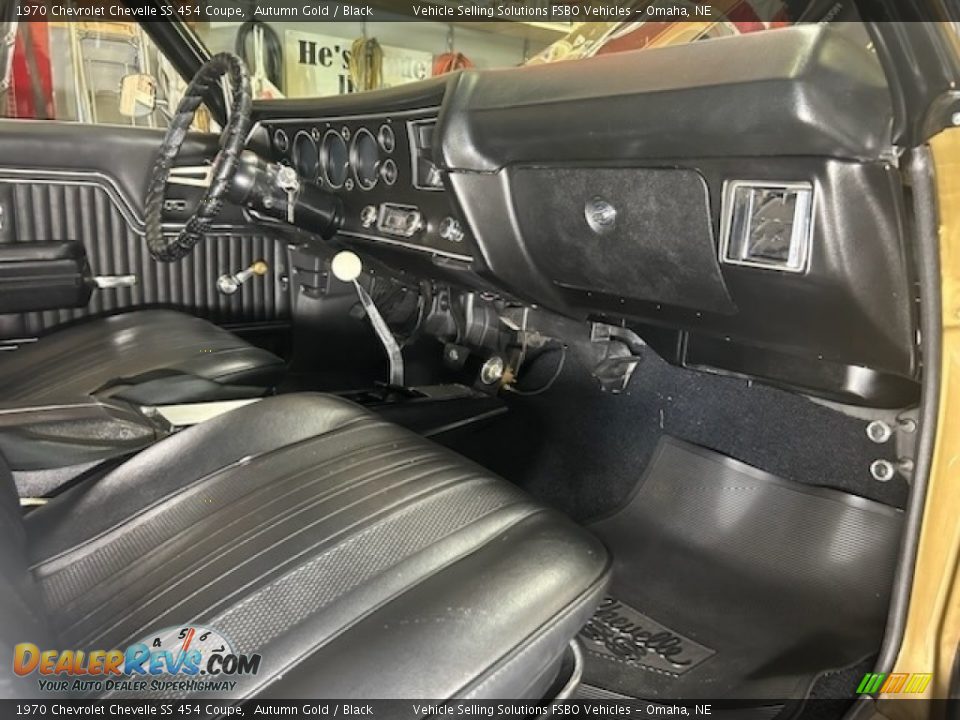 Black Interior - 1970 Chevrolet Chevelle SS 454 Coupe Photo #3