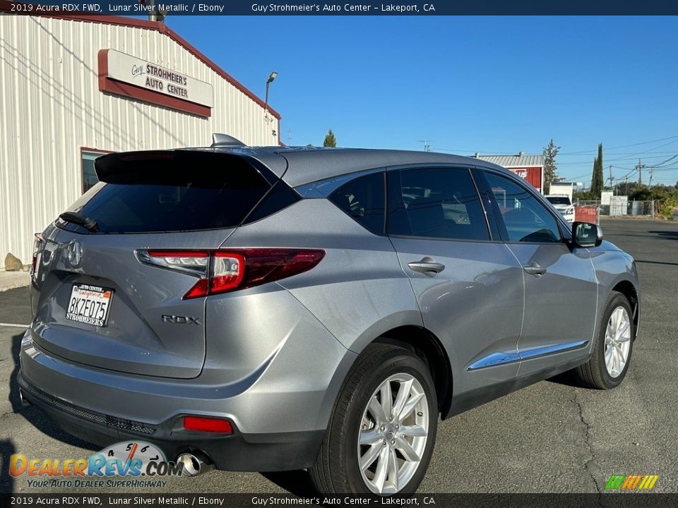 2019 Acura RDX FWD Lunar Silver Metallic / Ebony Photo #6