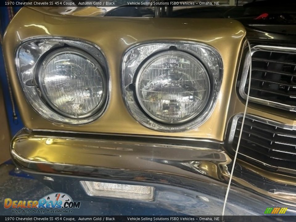 1970 Chevrolet Chevelle SS 454 Coupe Autumn Gold / Black Photo #11