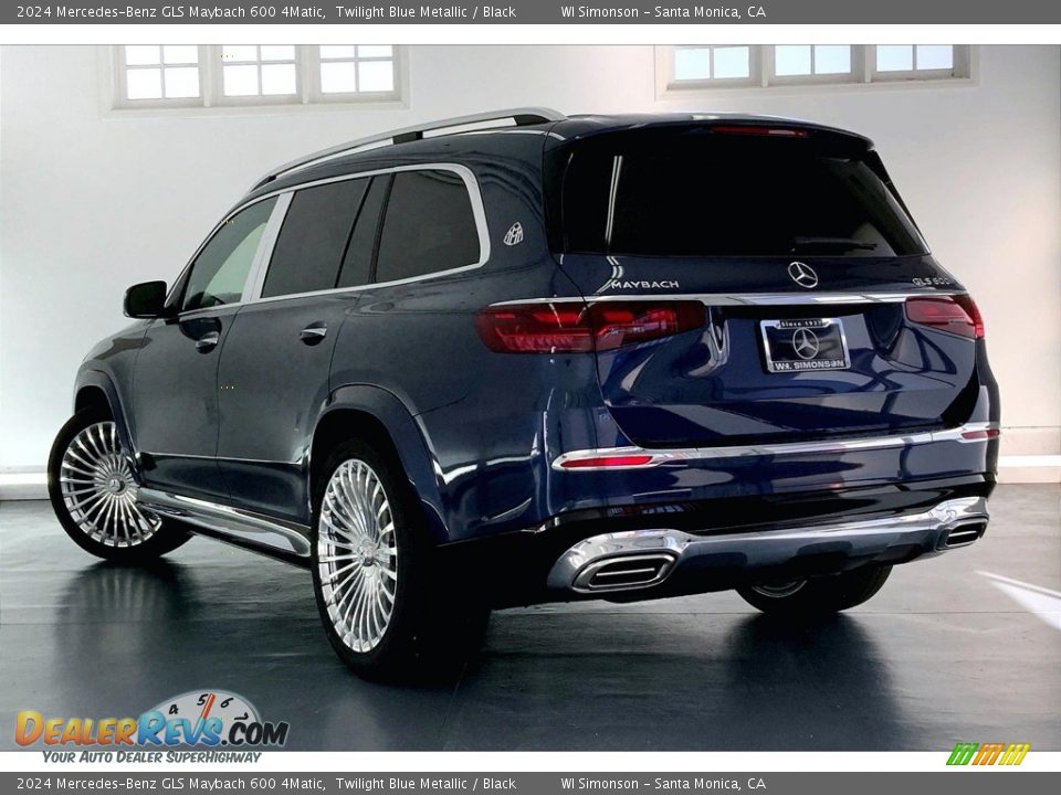 2024 Mercedes-Benz GLS Maybach 600 4Matic Twilight Blue Metallic / Black Photo #2